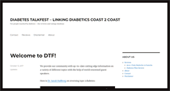 Desktop Screenshot of diabetestalkfest.com